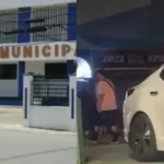 Alcaldía de Nagua dice notificó a las autoridades por vehículo que circuló sobre aceras del Parque Duarte