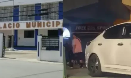 Alcaldía de Nagua dice notificó a las autoridades por vehículo que circuló sobre aceras del Parque Duarte