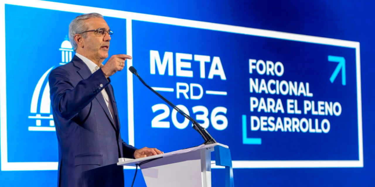 Abinader presenta Meta RD 2036 como modelo desarrollo