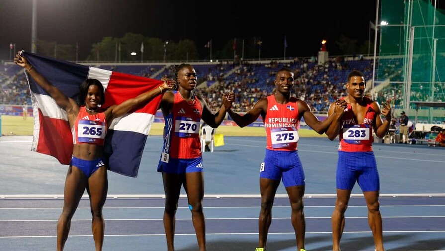 El relevo mixto dominicano de 4x100m es descalificado y pierde la medalla de oro