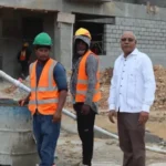 Director de la UASD Centro Nagua supervisa construcción del Subcentro Samaná